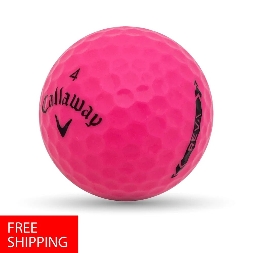 75 Callaway REVA Pink 4A - Near Mint - Pre-Owned Recycled Golf Balls by Mulligan Golf Balls