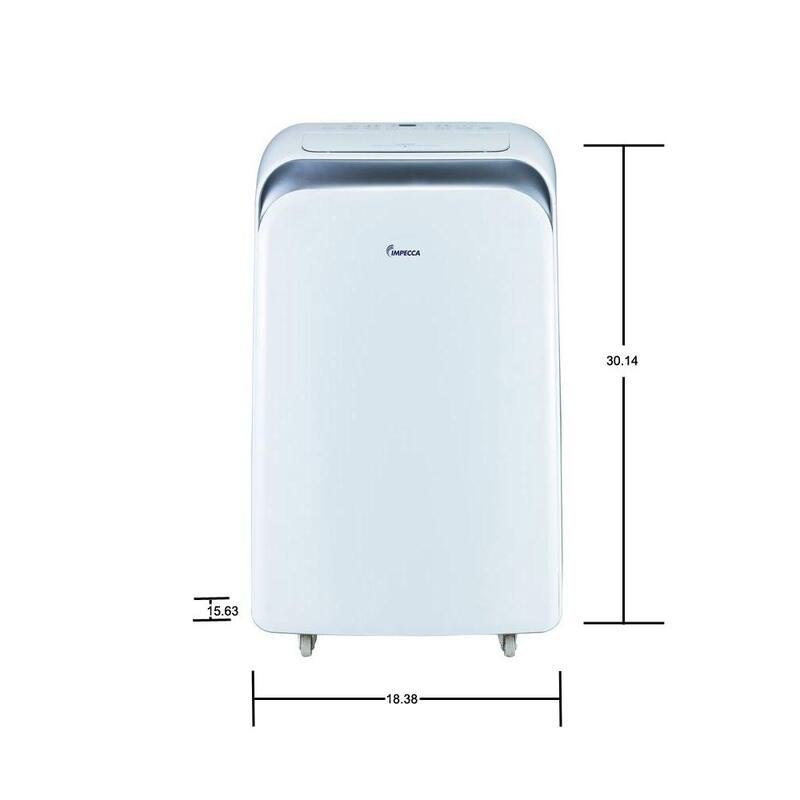 14000 BTU Heat and Cool Portable Air Conditioner with Electronic Controls Dehumidifier Remote with Auto Restart