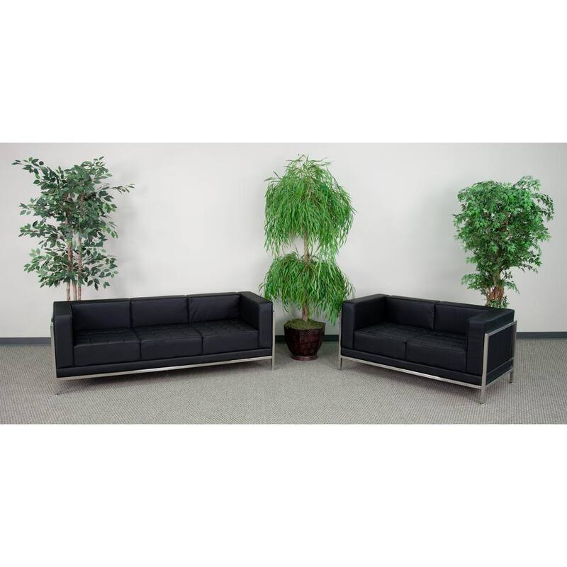 2-Piece Black Living Room Sets