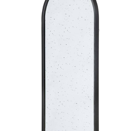 29.3 in. W x 65.2 in. H Wood Black Standing Mirror