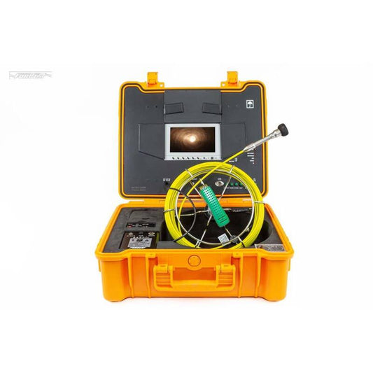 130 ft. Footage Counter Color Sewer Drain Pipe Inspection Camera with Self Leveling Function