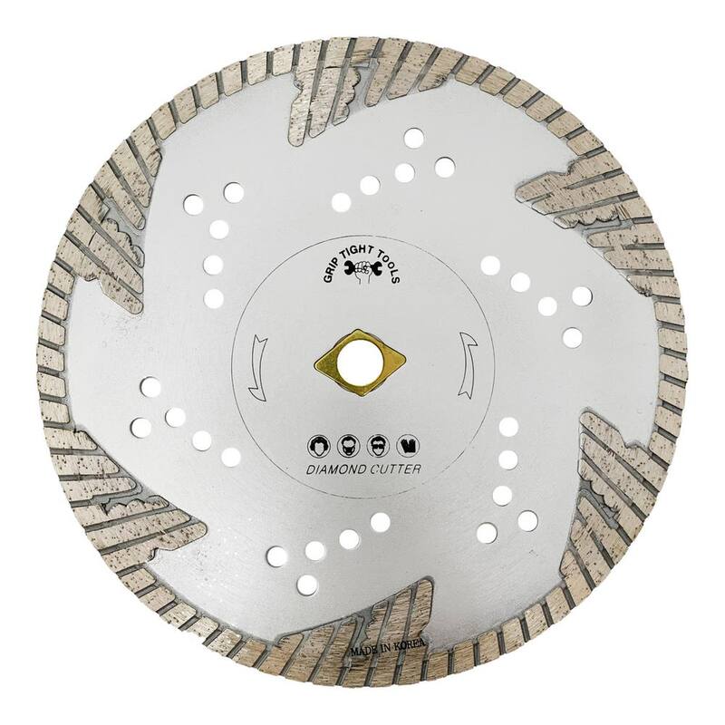 9 in. Premium Deep Turbo Cut Diamond Blade for Cutting Granite Marble Concrete Stone Brick and Masonry 10-Pack